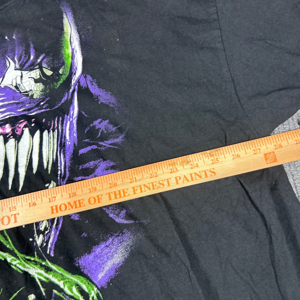 Marvel Shirt Men's 3XL Venom Graphic Black Purple Green Short Sleeve - Picture 4 of 6